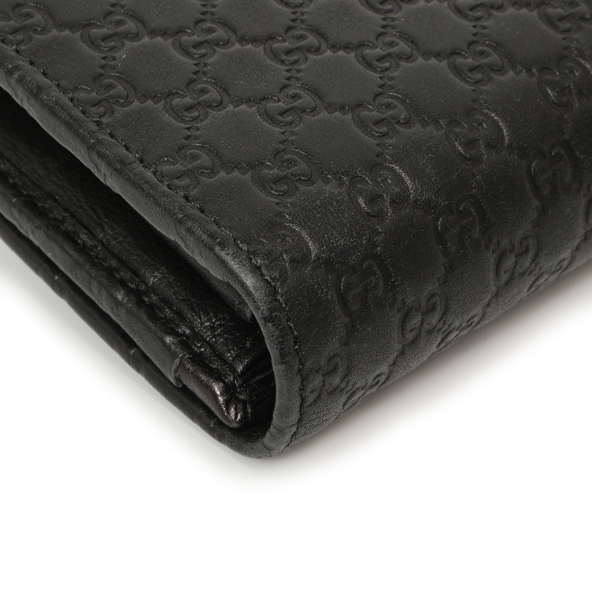 Gucci Black Microguccissima Bow Continental Wallet Accessories Gucci