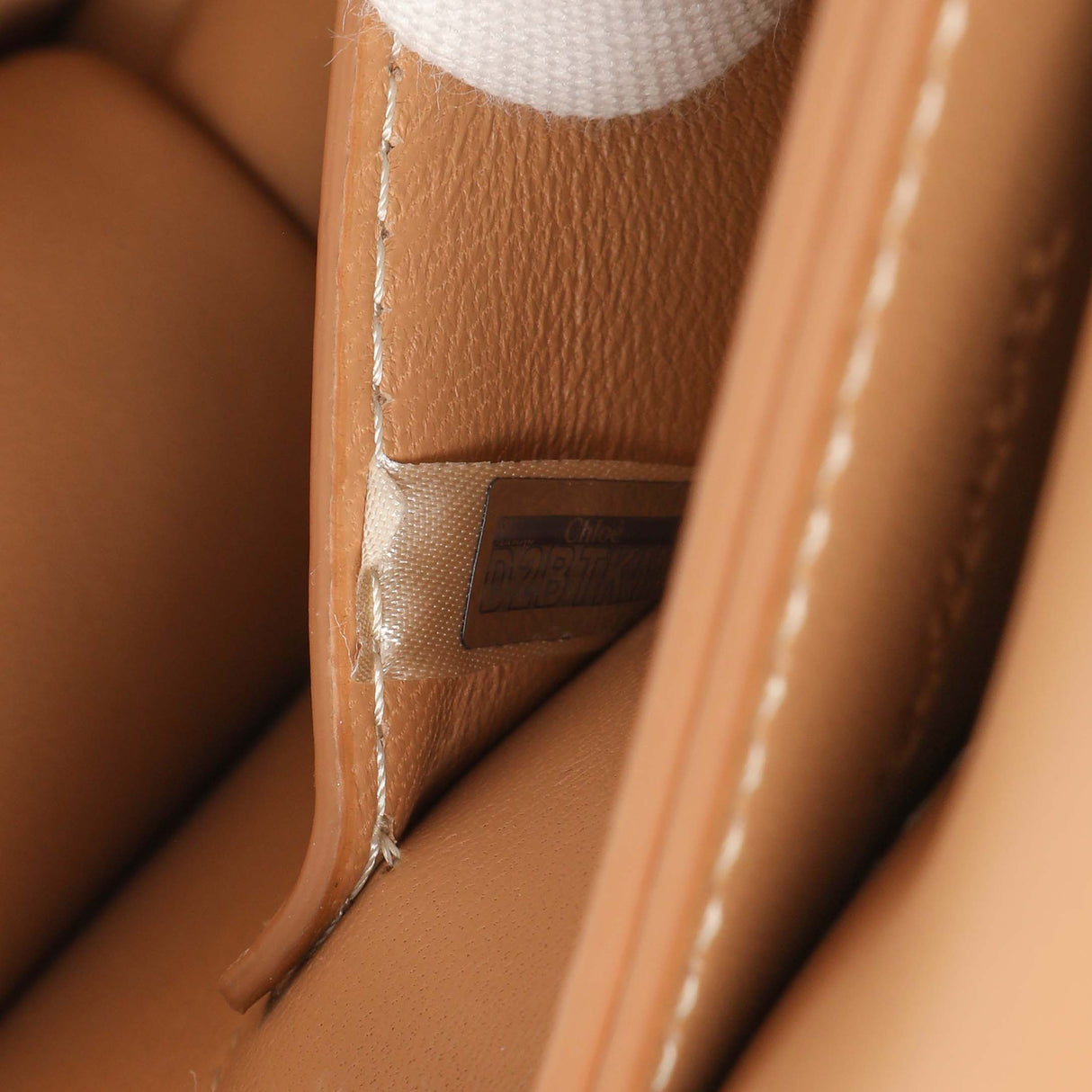 Chloe Light Brown Calfskin Kattie Crossbody Handbags Chloe