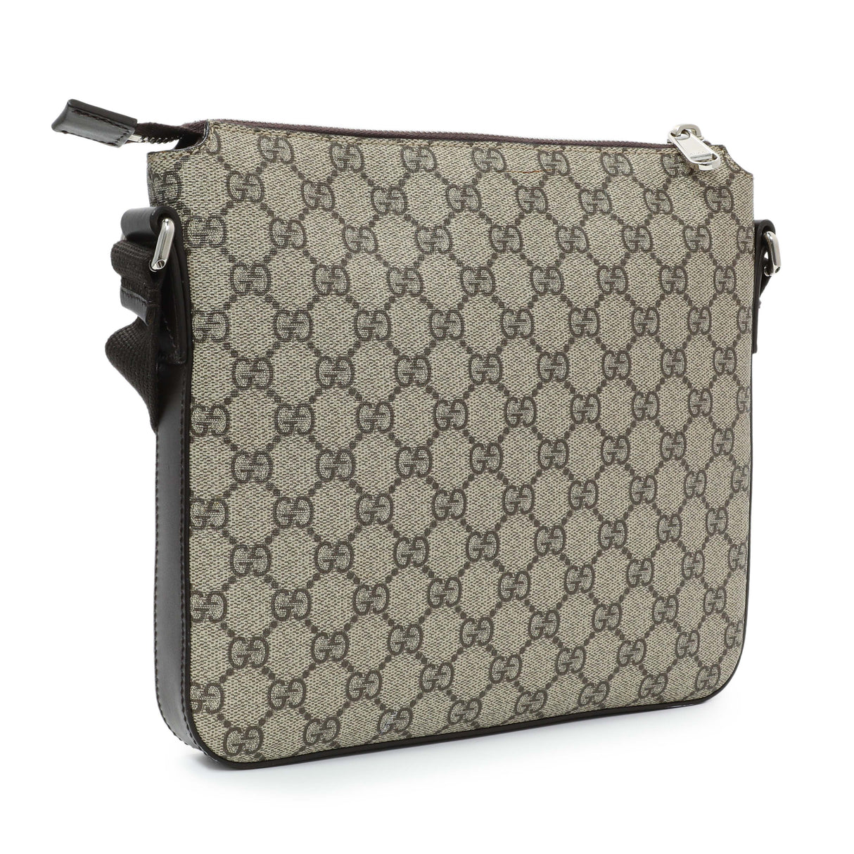Gucci GG Supreme Monogram Flat Messenger Handbags Gucci