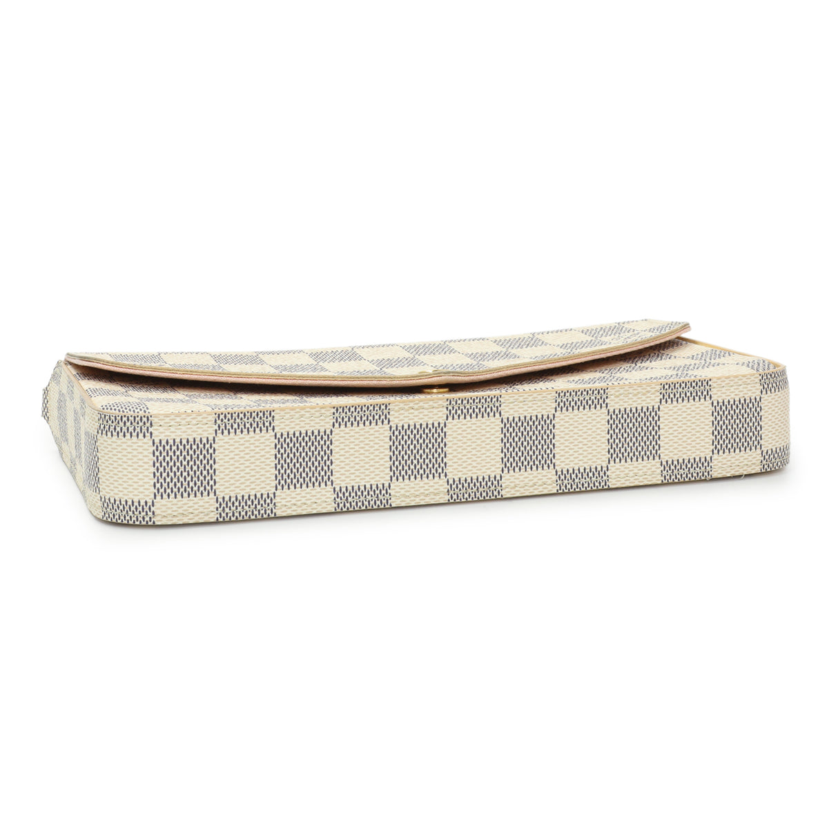 Louis Vuitton Damier Azur Pochette Felicie Chain Wallet Handbags Louis Vuitton