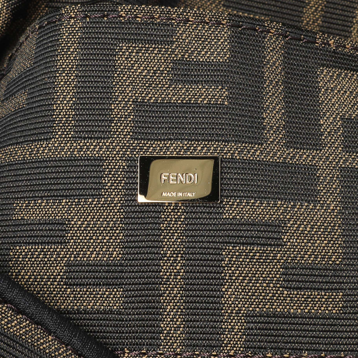 Fendi Fabric Jacquard FF 1974 Mini Baguette Handbags Fendi