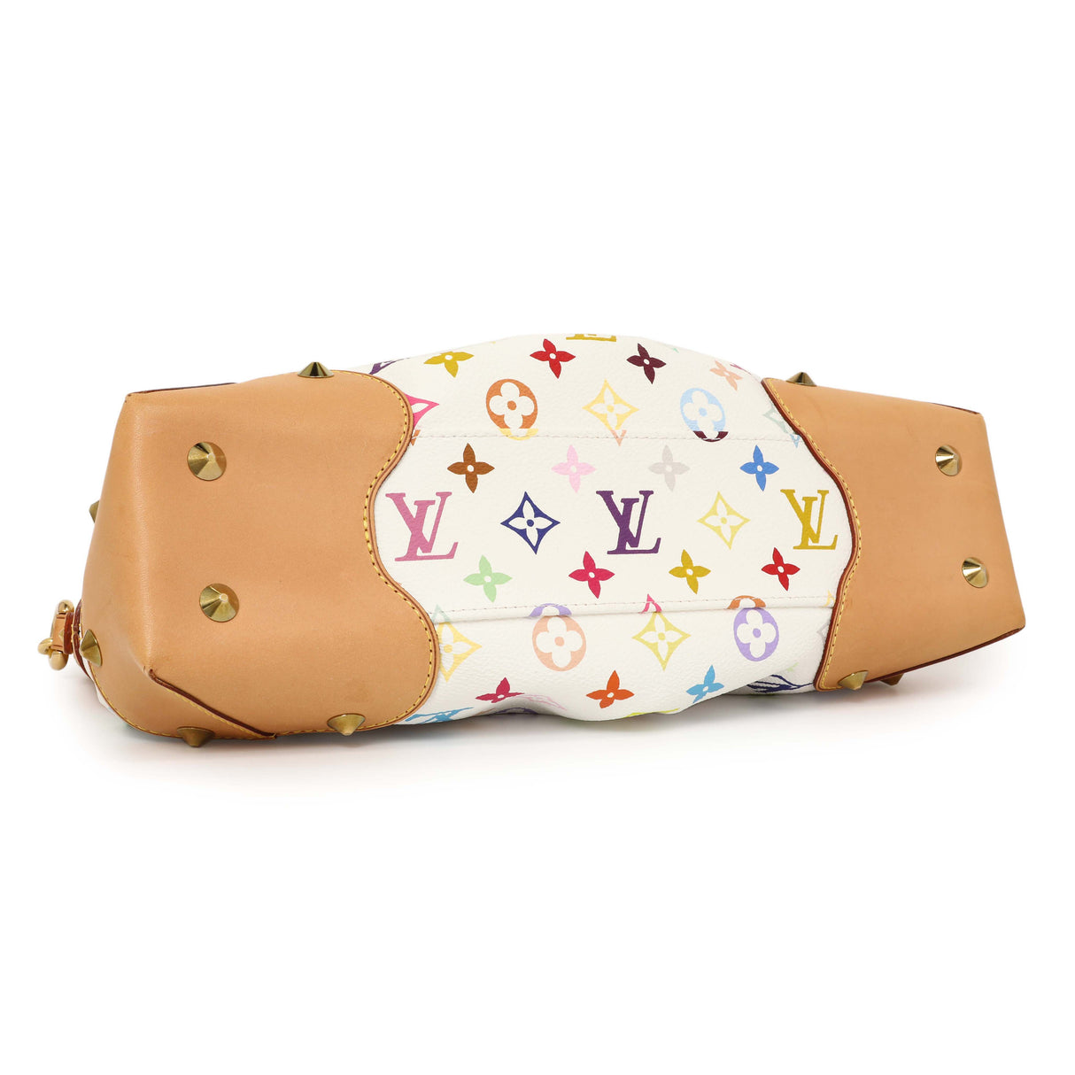 Louis Vuitton White Multicolor Judy MM Handbags Louis Vuitton