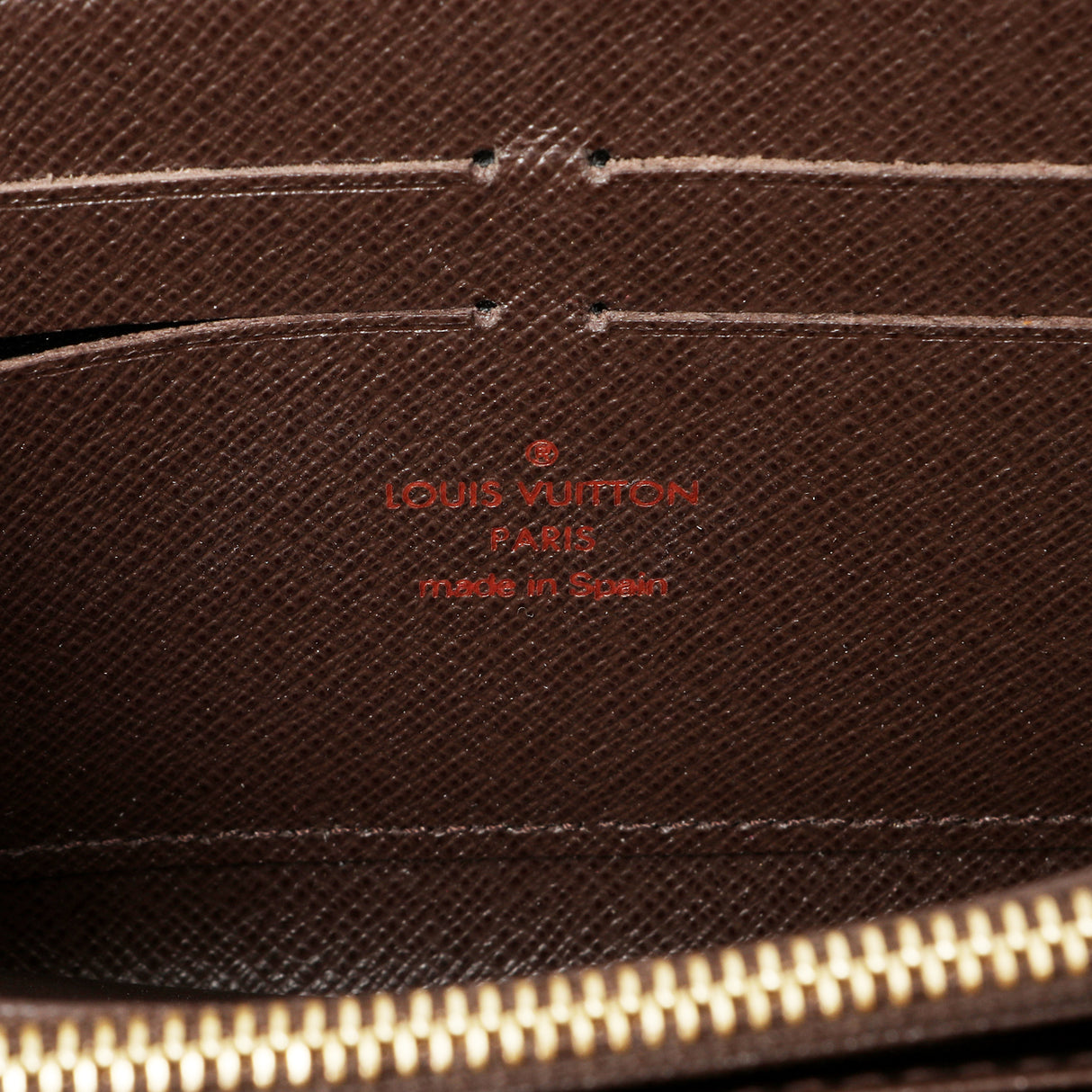 Louis Vuitton Damier Ebene Zippy Wallet Accessories Louis Vuitton