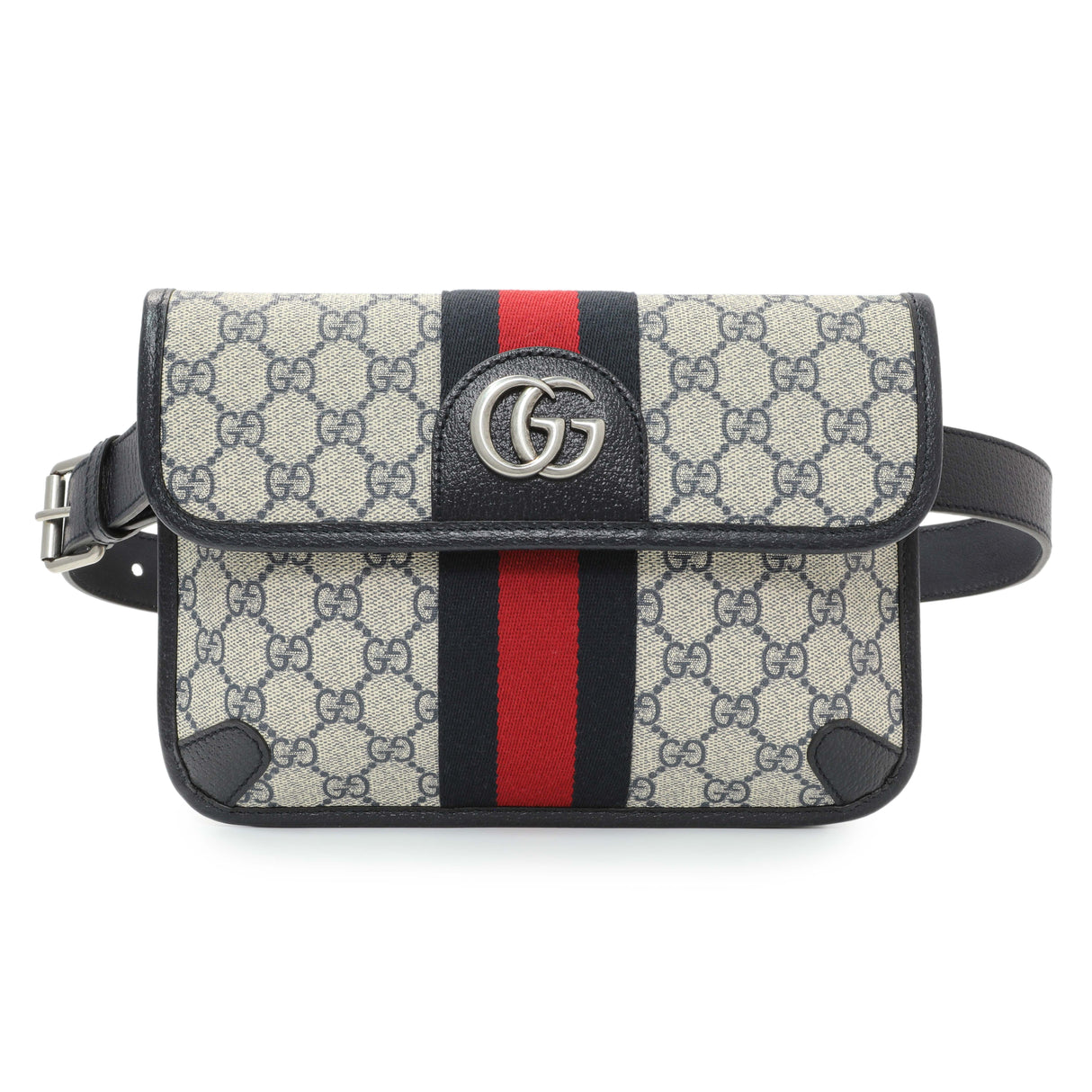 Gucci GG Supreme Monogram Web Small Ophidia Belt Bag