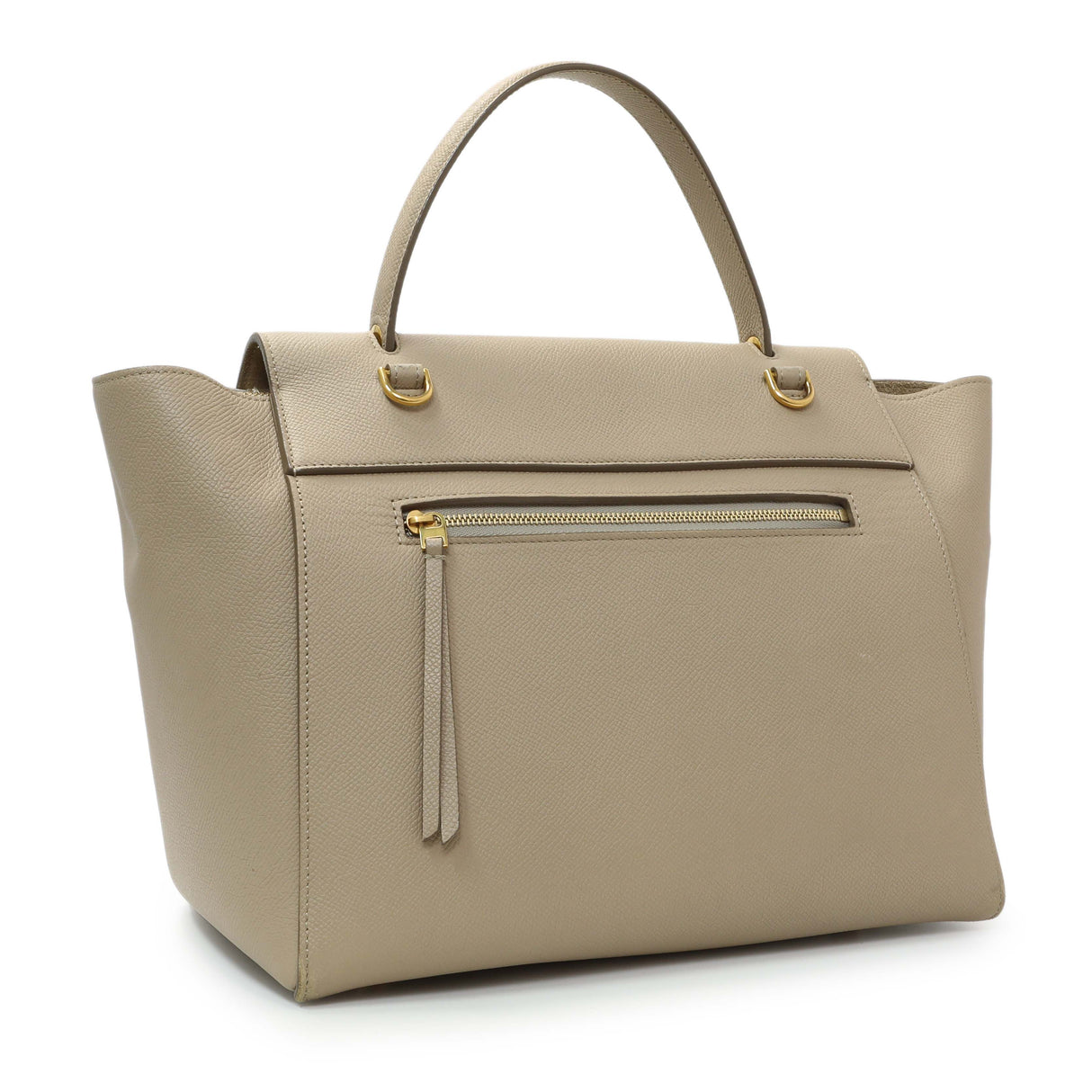 Celine Taupe Grained Calfskin Mini Belt Bag Handbags Celine