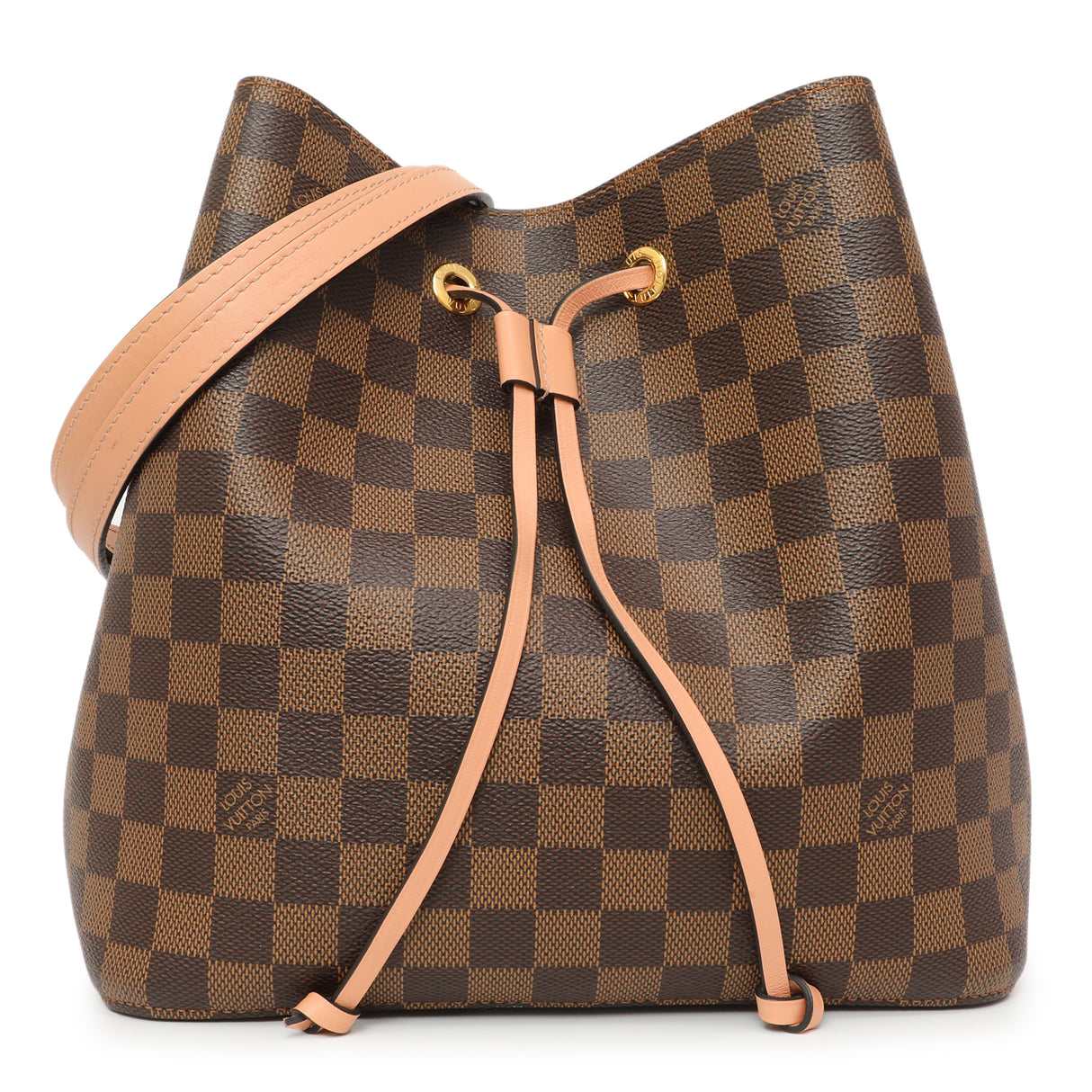 Louis Vuitton Damier Ebene Venus Pink Neonoe MM Handbags Louis Vuitton