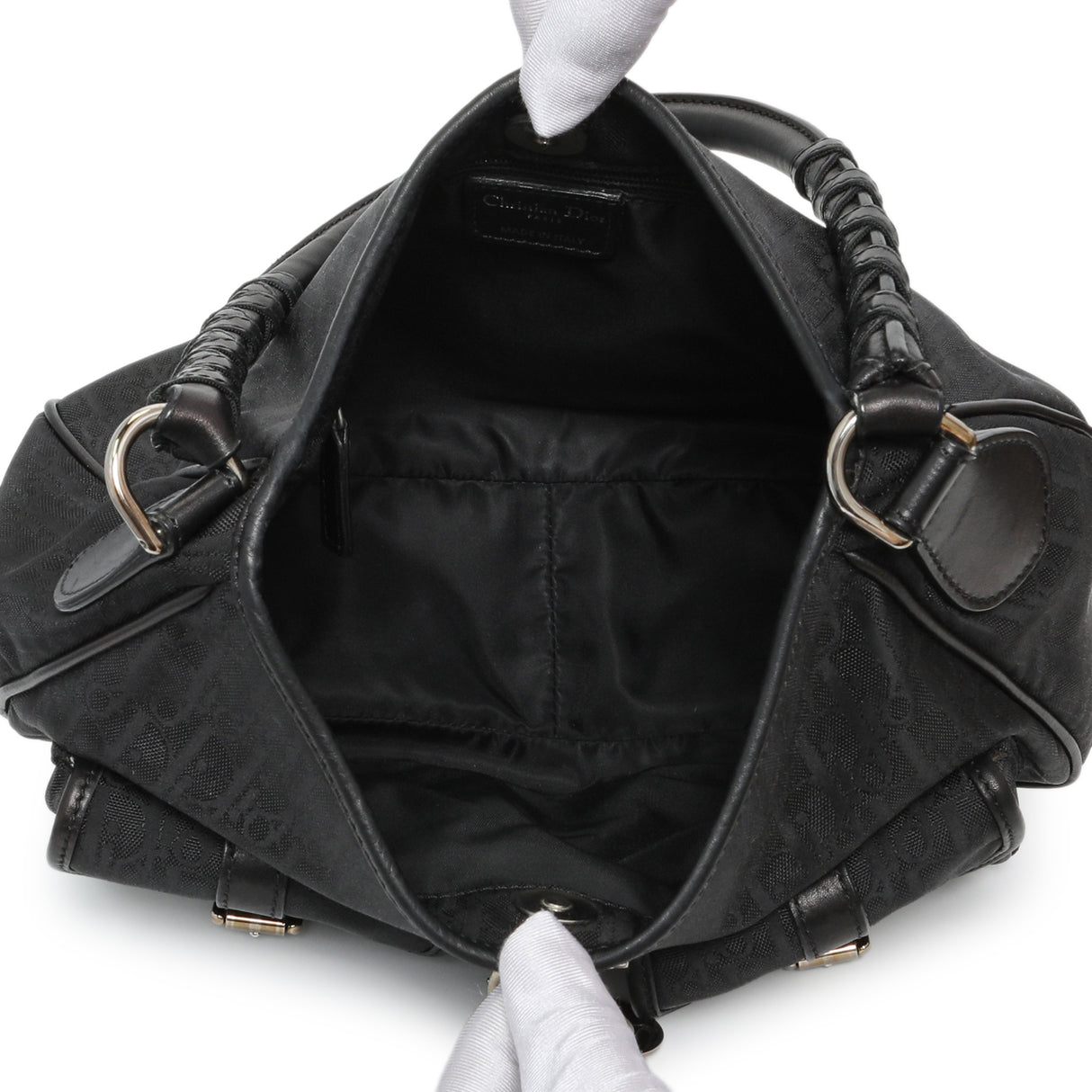 Christian Dior Black Diorissimo Lovely Hobo Handbags Christian Dior