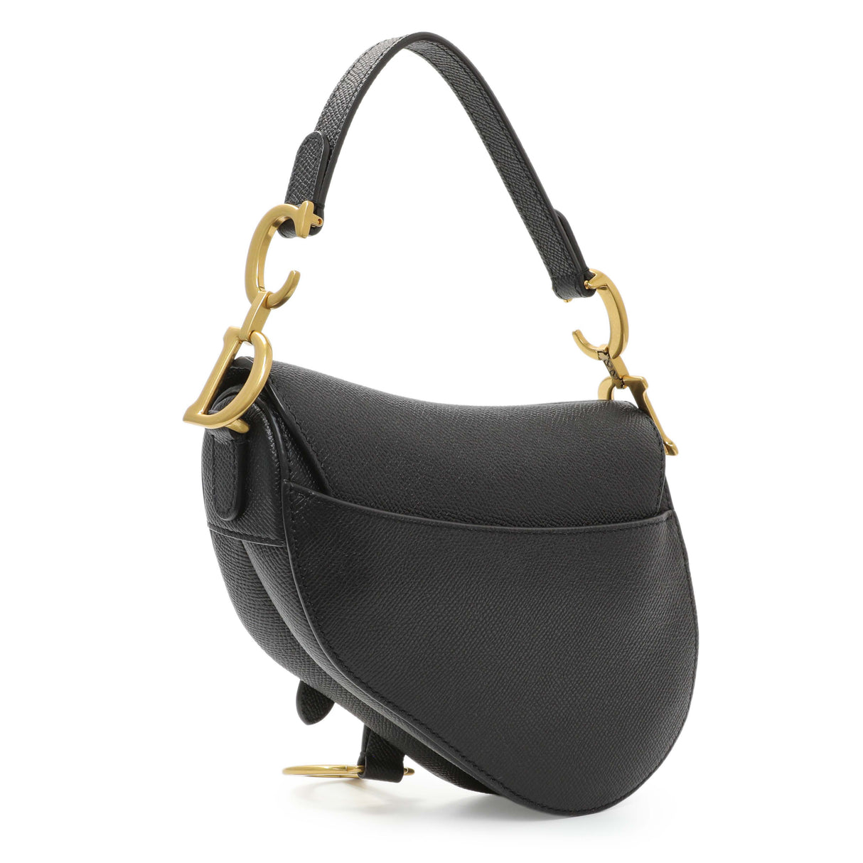 Christian Dior Grained Calfskin Mini Saddle Bag Handbags Christian Dior