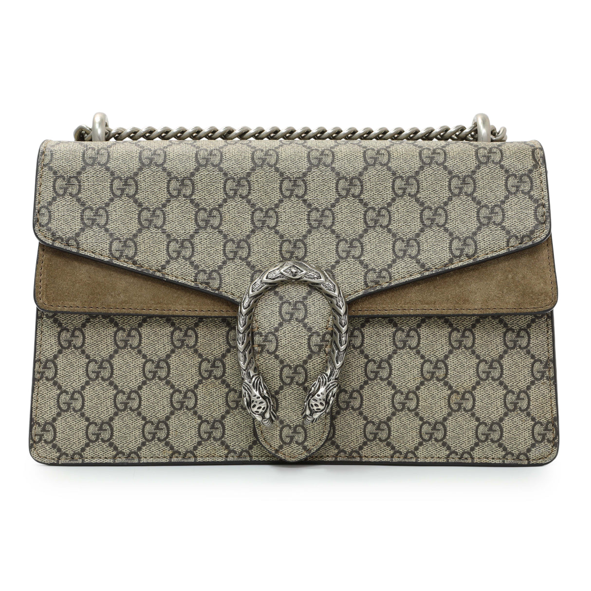 Gucci Supreme Canvas Dionysus Flap Small Handbags Gucci