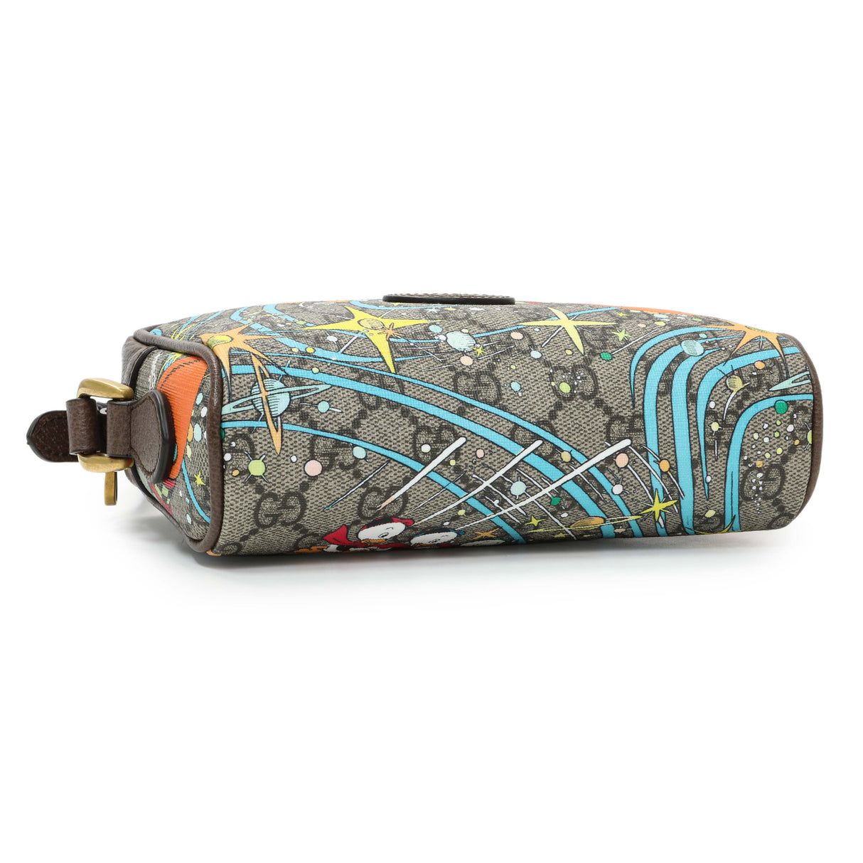 Gucci X Disney GG Supreme Monogram Donald Duck Interlocking G Shoulder Bag Handbags Gucci