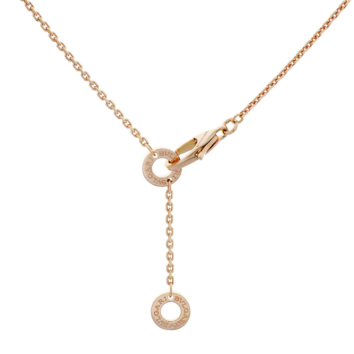 Bulgari 18K Rose Gold Mother of Pearl Divas' Dream Pendant Designer Jewellery Bulgari