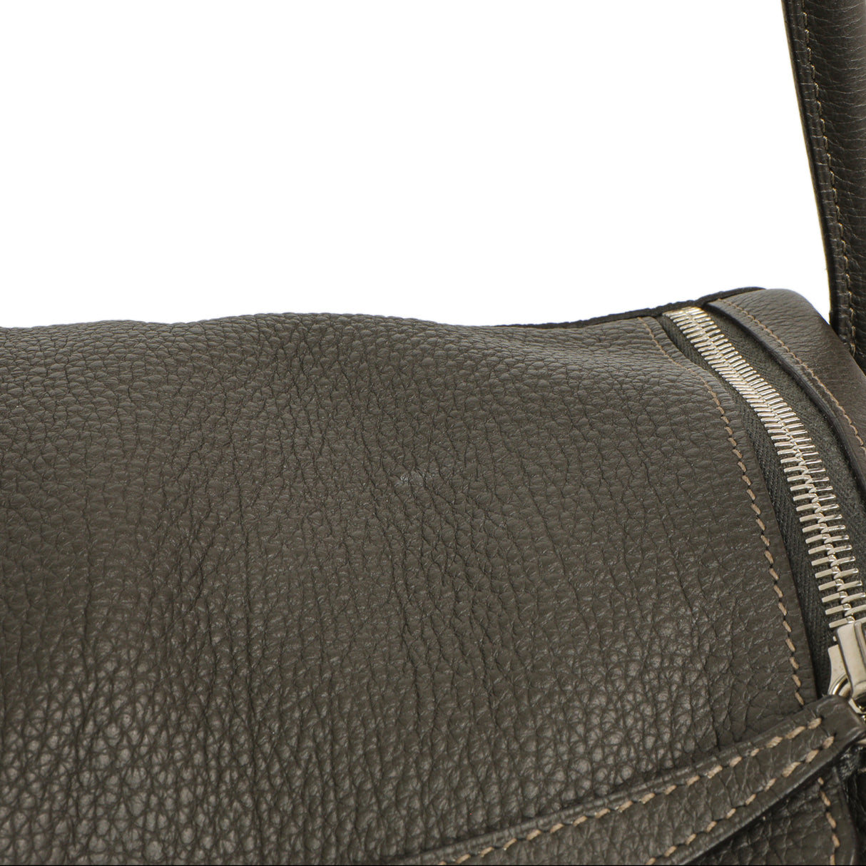 Hermes Etain Etoupe Clemence Lindy 30 Handbags Hermes