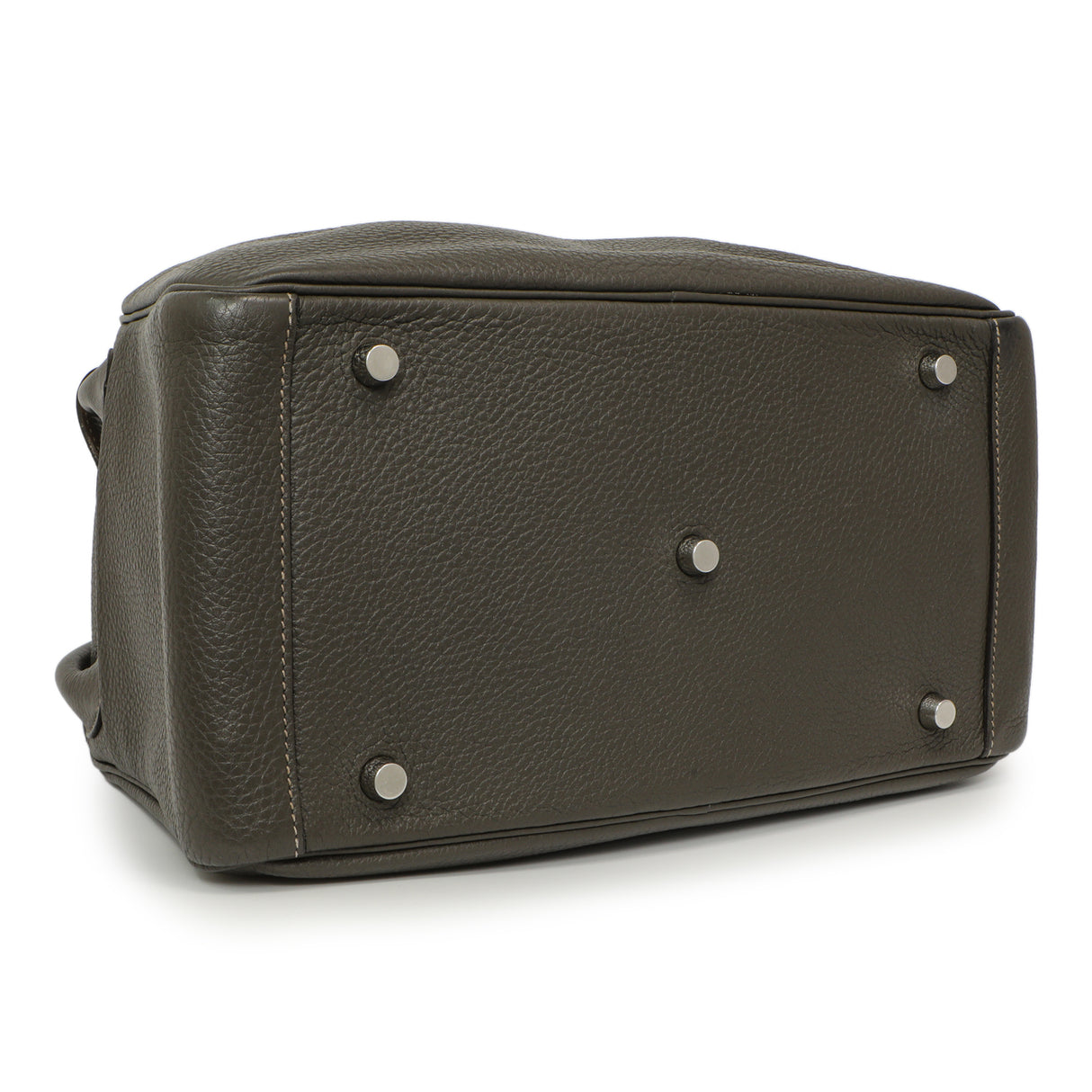 Hermes Etain Etoupe Clemence Lindy 30 Handbags Hermes