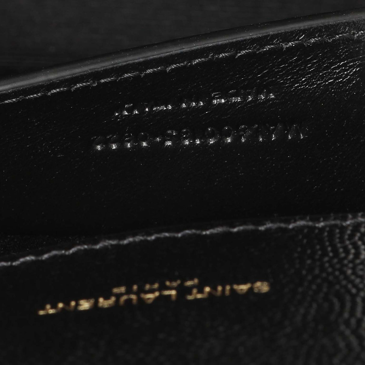 Saint Laurent Black Grain De Poudre Matelasse Chevron Medium Triquilt Monogram Satchel Handbags Saint Laurent