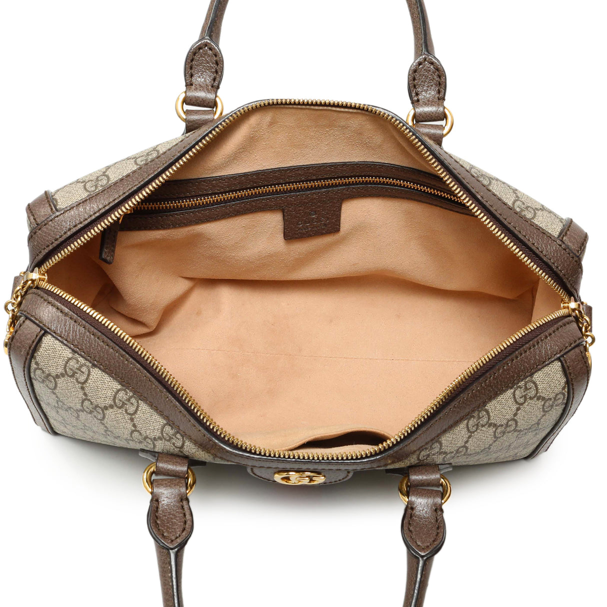 Gucci GG Supreme Monogram Web Medium Ophidia Boston Handbags Gucci