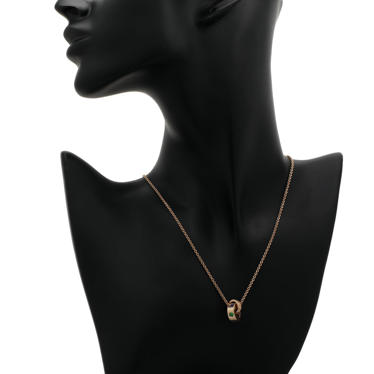 Bulgari 18K Rose Gold Sapphire Tsavorite Roman Sorbets Pendant Necklace Designer Jewellery Bulgari