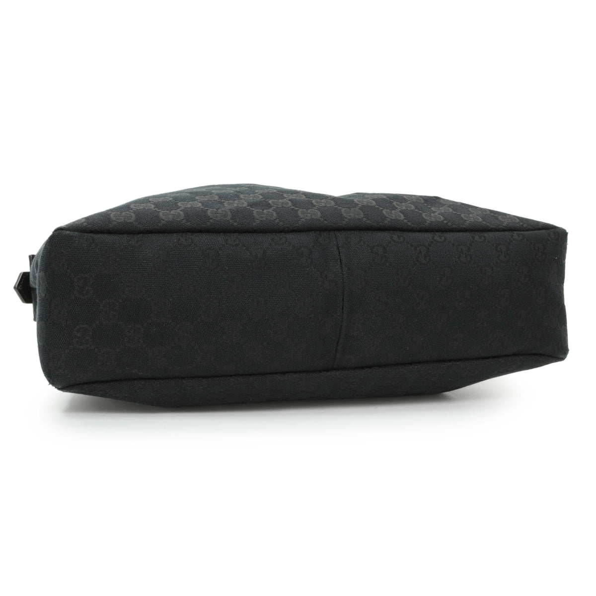 Gucci Black Monogram Medium Horsebit Chain Hobo Handbags Gucci