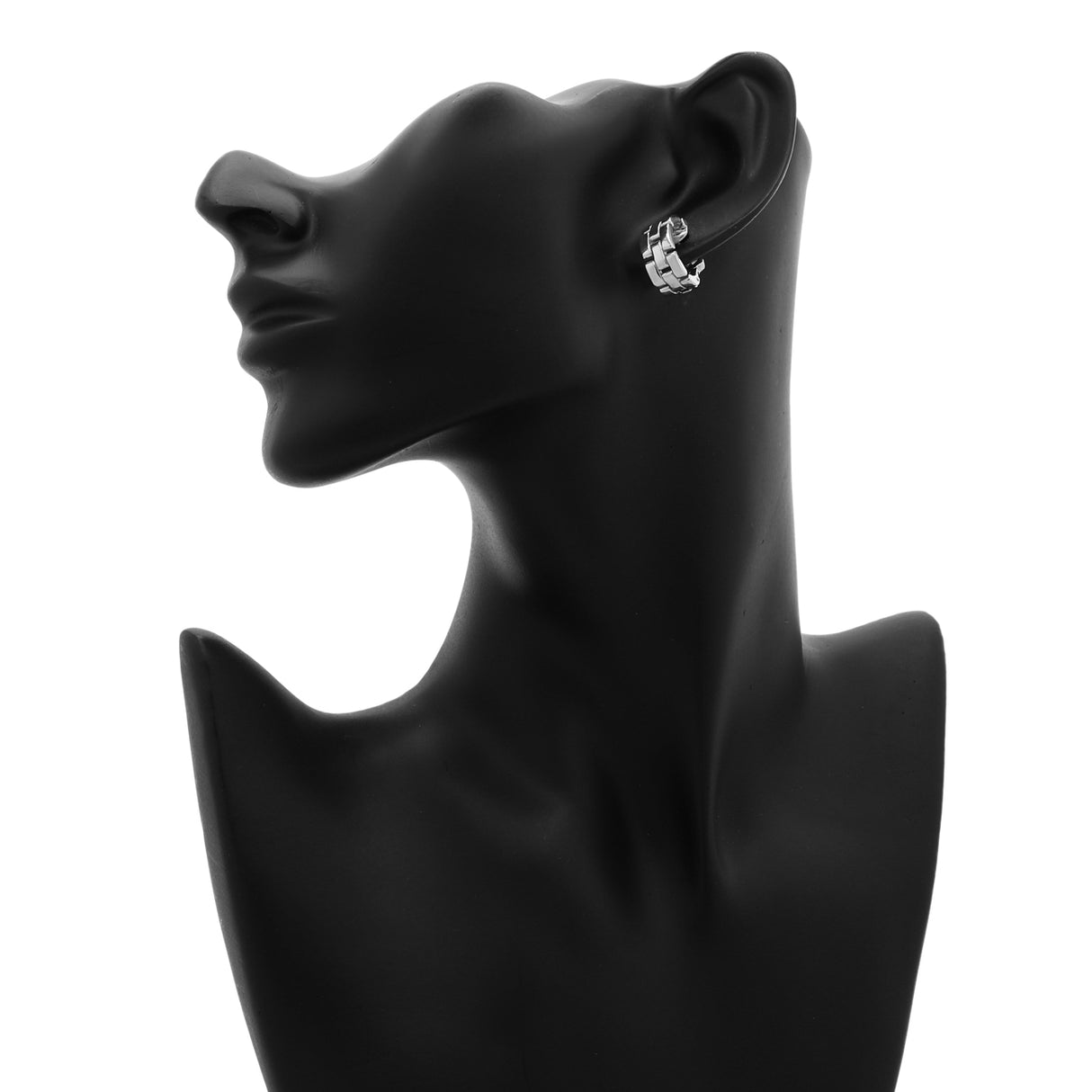 Cartier 18K White Gold Panthere Maillon Earrings Designer Jewellery Cartier