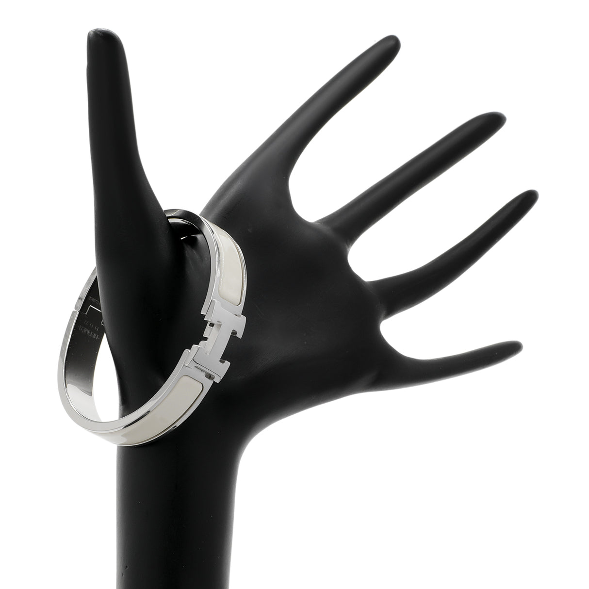 Hermes White Clic H Bracelet Designer Jewellery Hermes