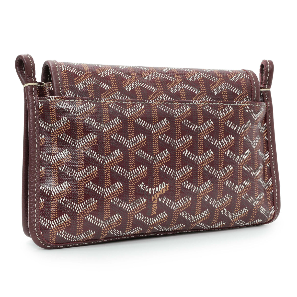 Goyard Burgundy Goyardine Plumet Wallet Clutch Handbags Goyard