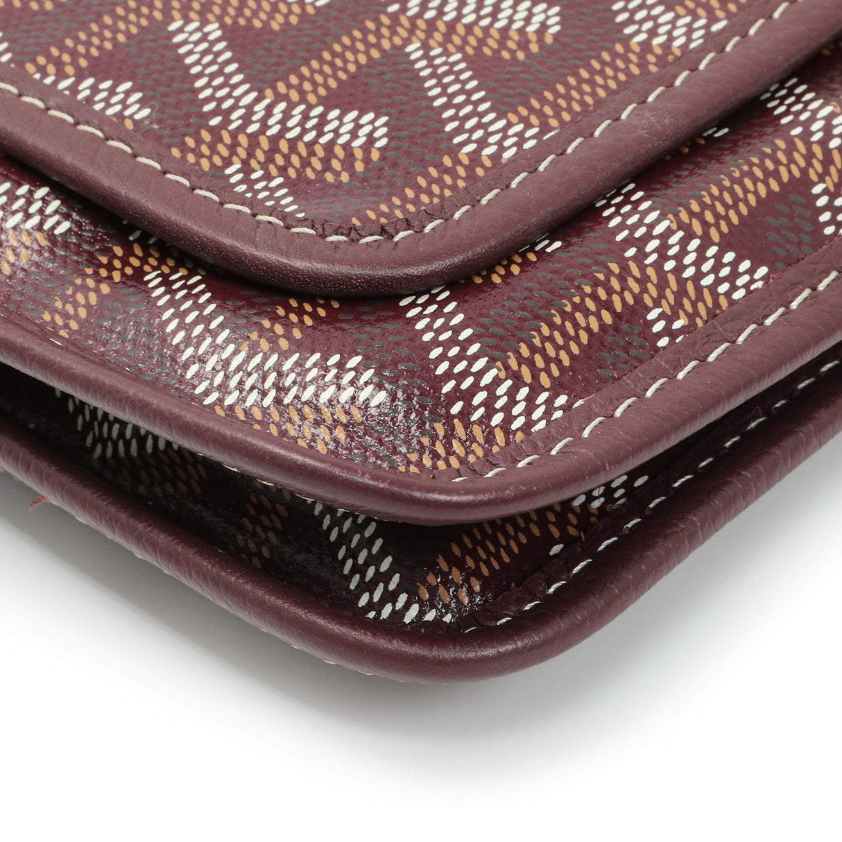 Goyard Burgundy Goyardine Plumet Wallet Clutch Handbags Goyard