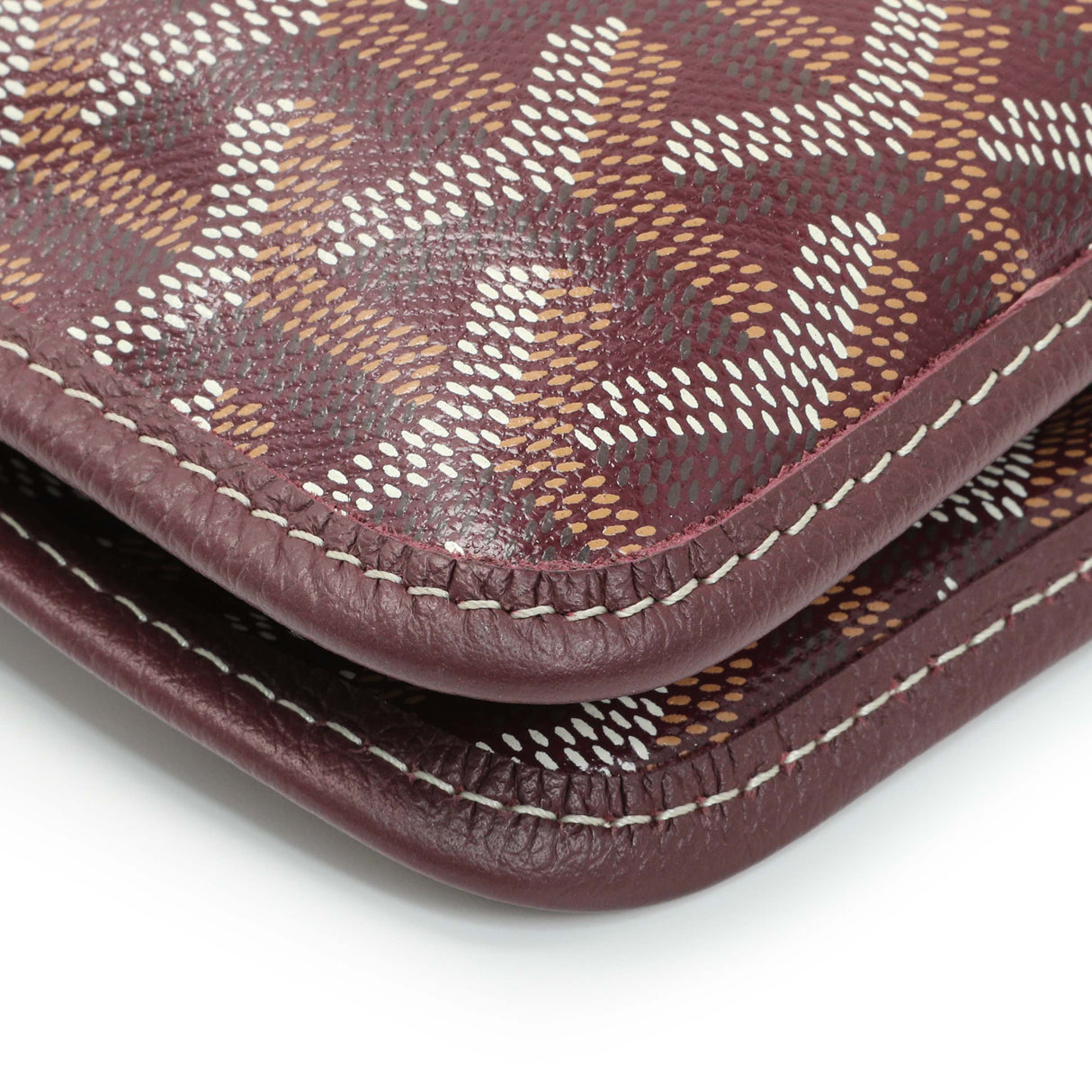 Goyard Burgundy Goyardine Plumet Wallet Clutch Handbags Goyard