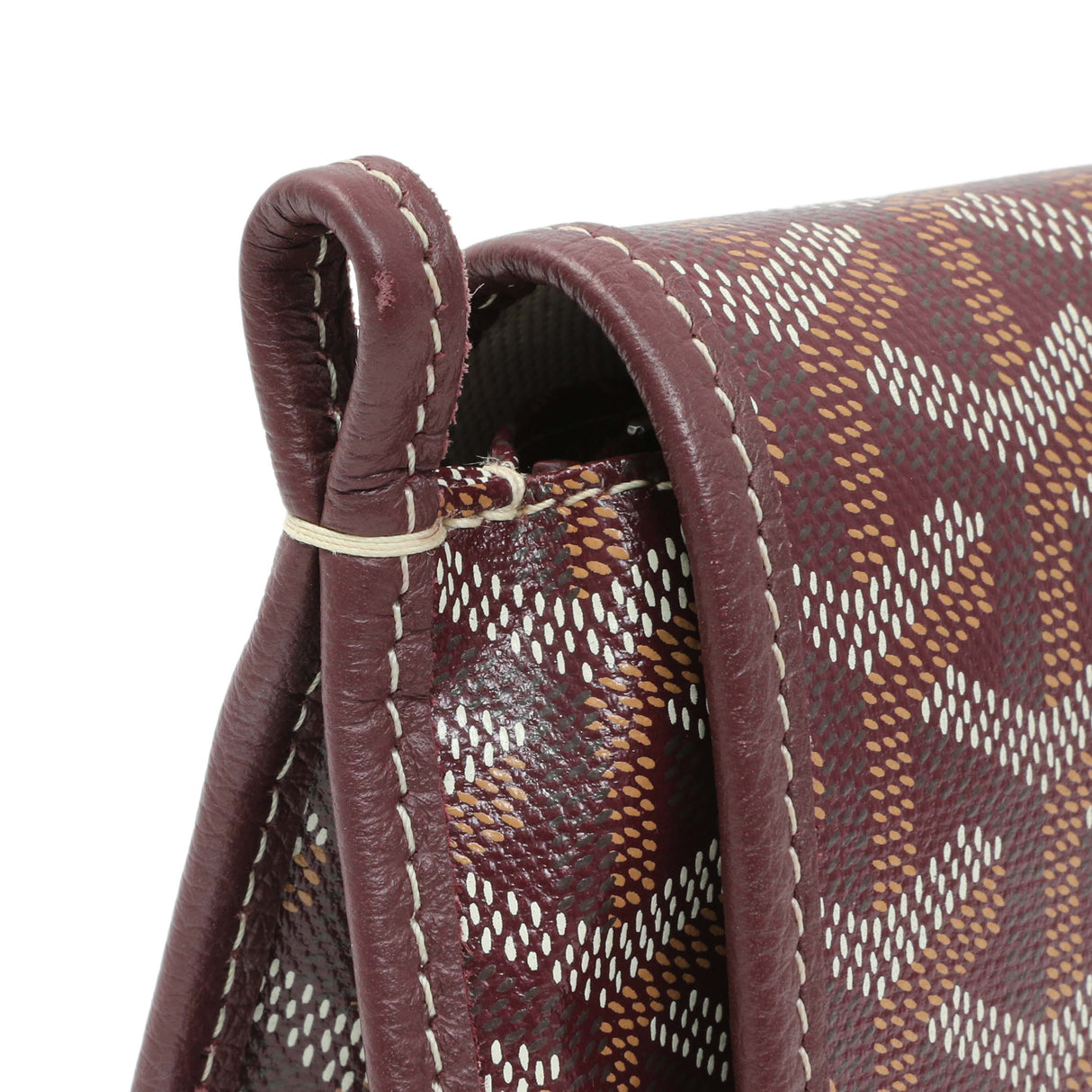 Goyard Burgundy Goyardine Plumet Wallet Clutch Handbags Goyard