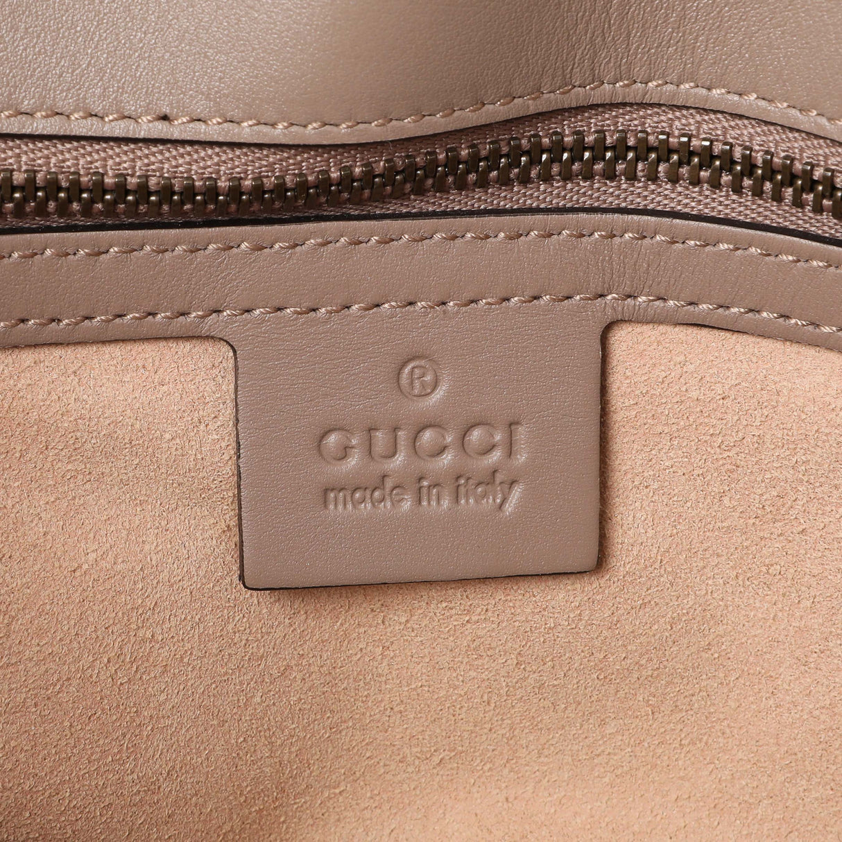 Gucci Porcelain Rose Calfskin Matelasse Small GG Marmont Shoulder Bag Handbags Gucci