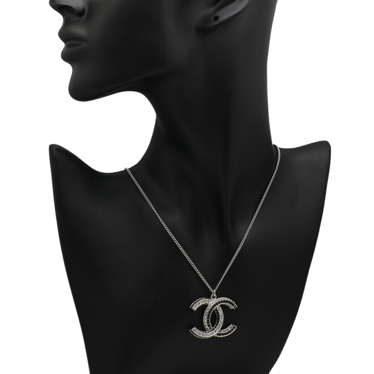 Chanel CC Crystal Pendant Necklace Designer Jewellery Chanel