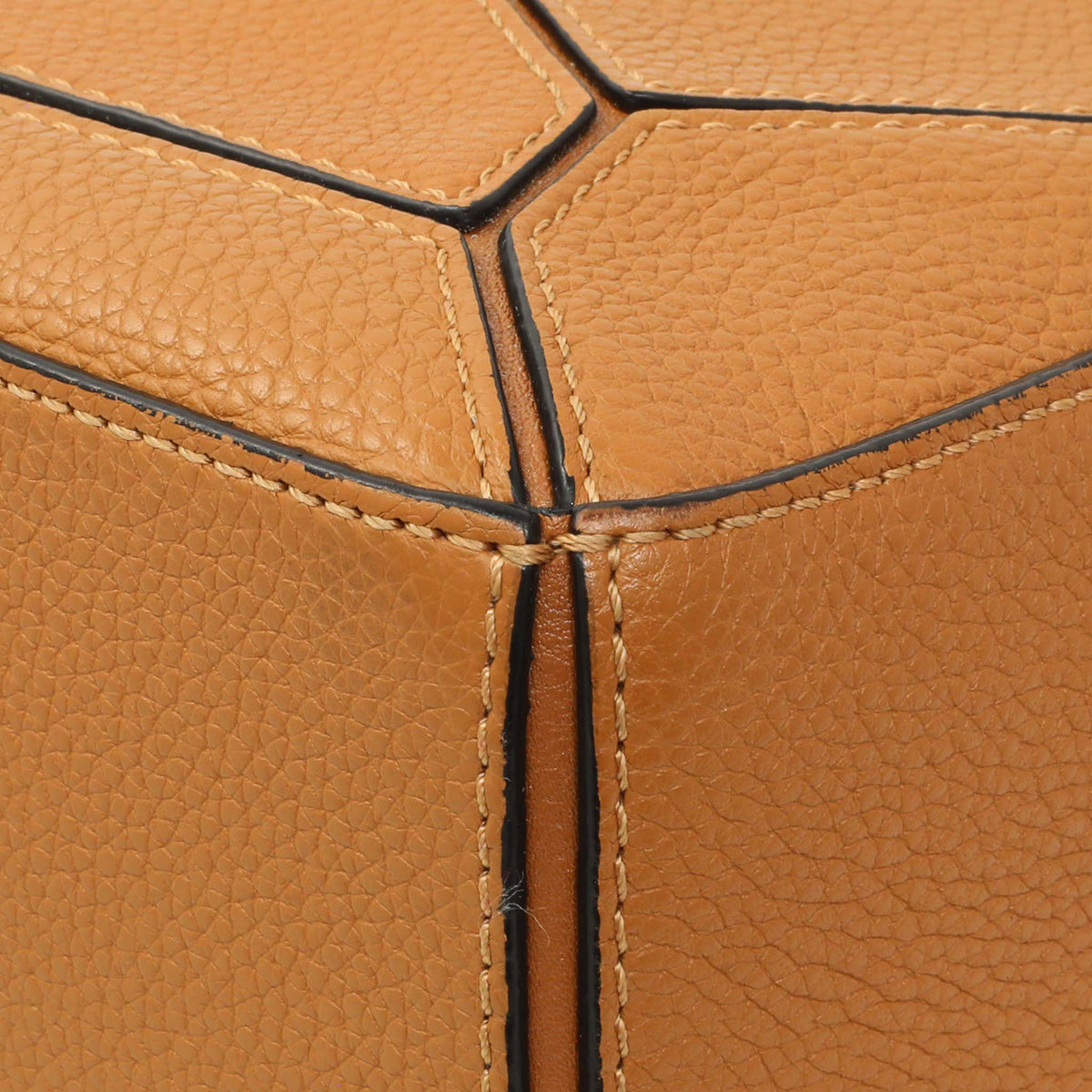 Loewe Tan Grained Calfskin Small Puzzle Bag Handbags Loewe