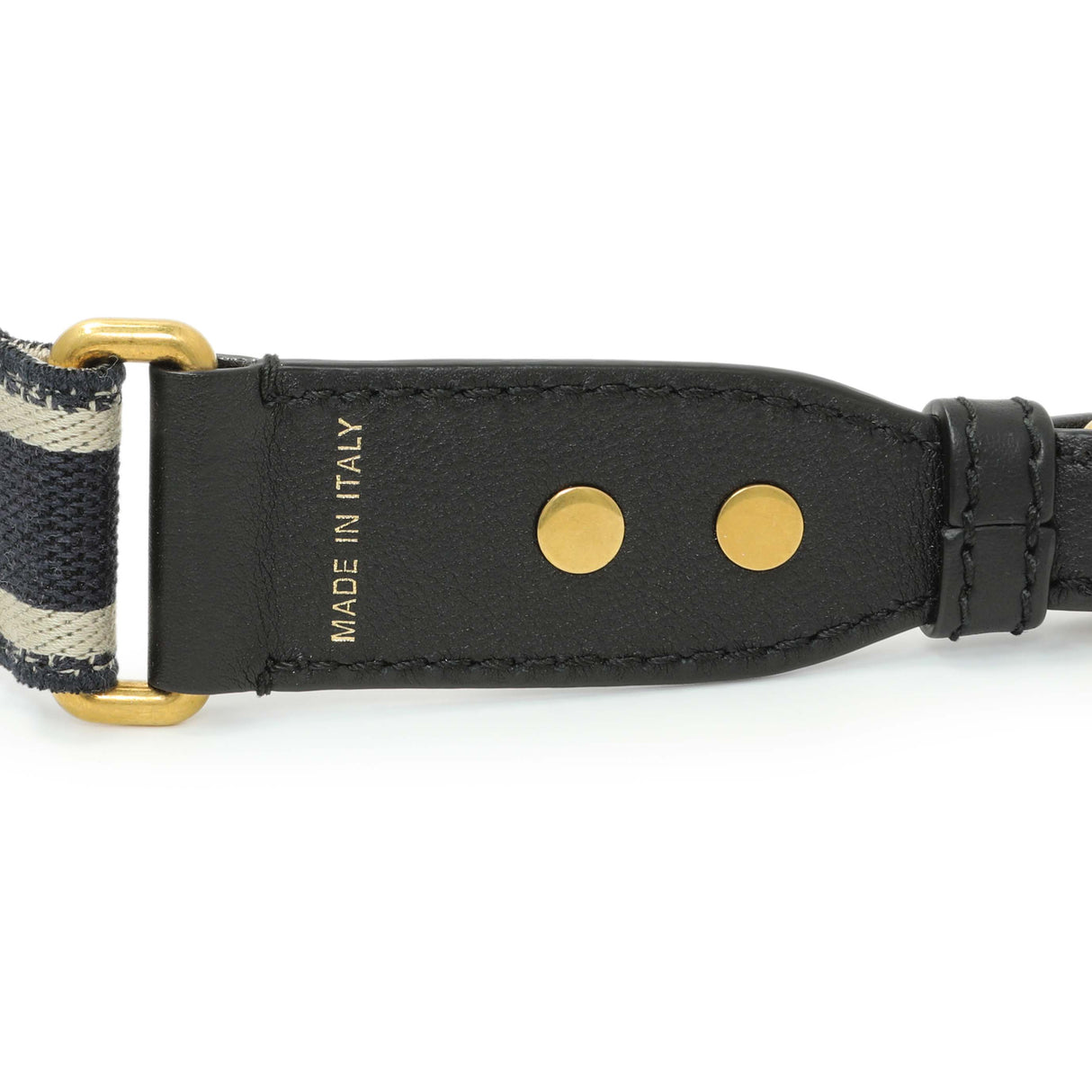 Christian Dior Canvas Embroidered Shoulder Strap Accessories Christian Dior