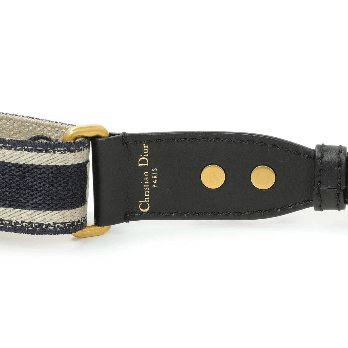 Christian Dior Canvas Embroidered Shoulder Strap Accessories Christian Dior