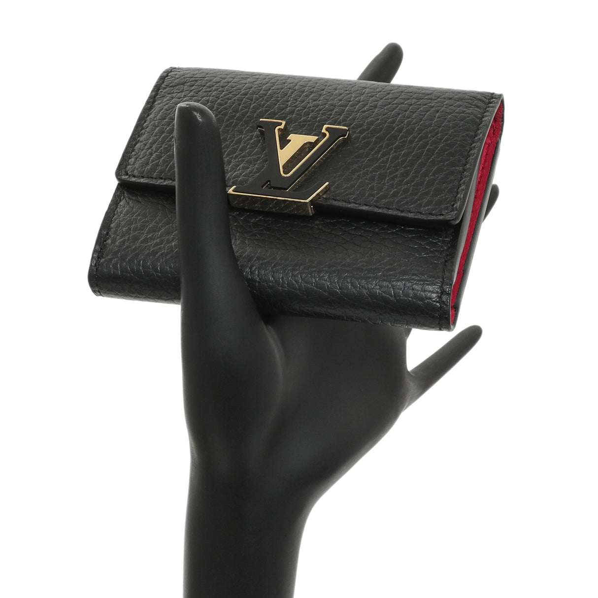 Louis Vuitton Black Taurillon Capucines XS Wallet Accessories Louis Vuitton