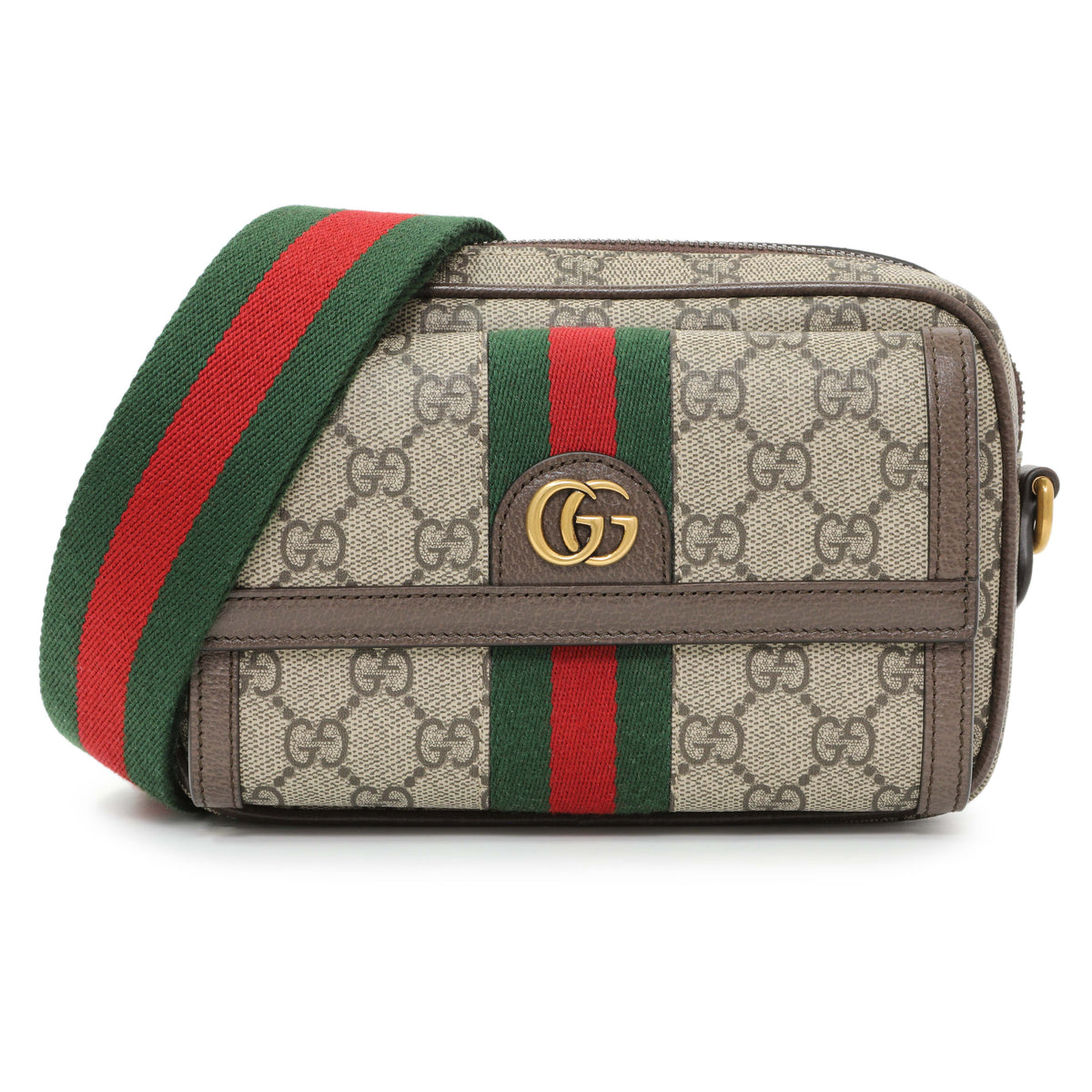 Gucci GG Supreme Monogram Web Mini Ophidia Bag Handbags Gucci