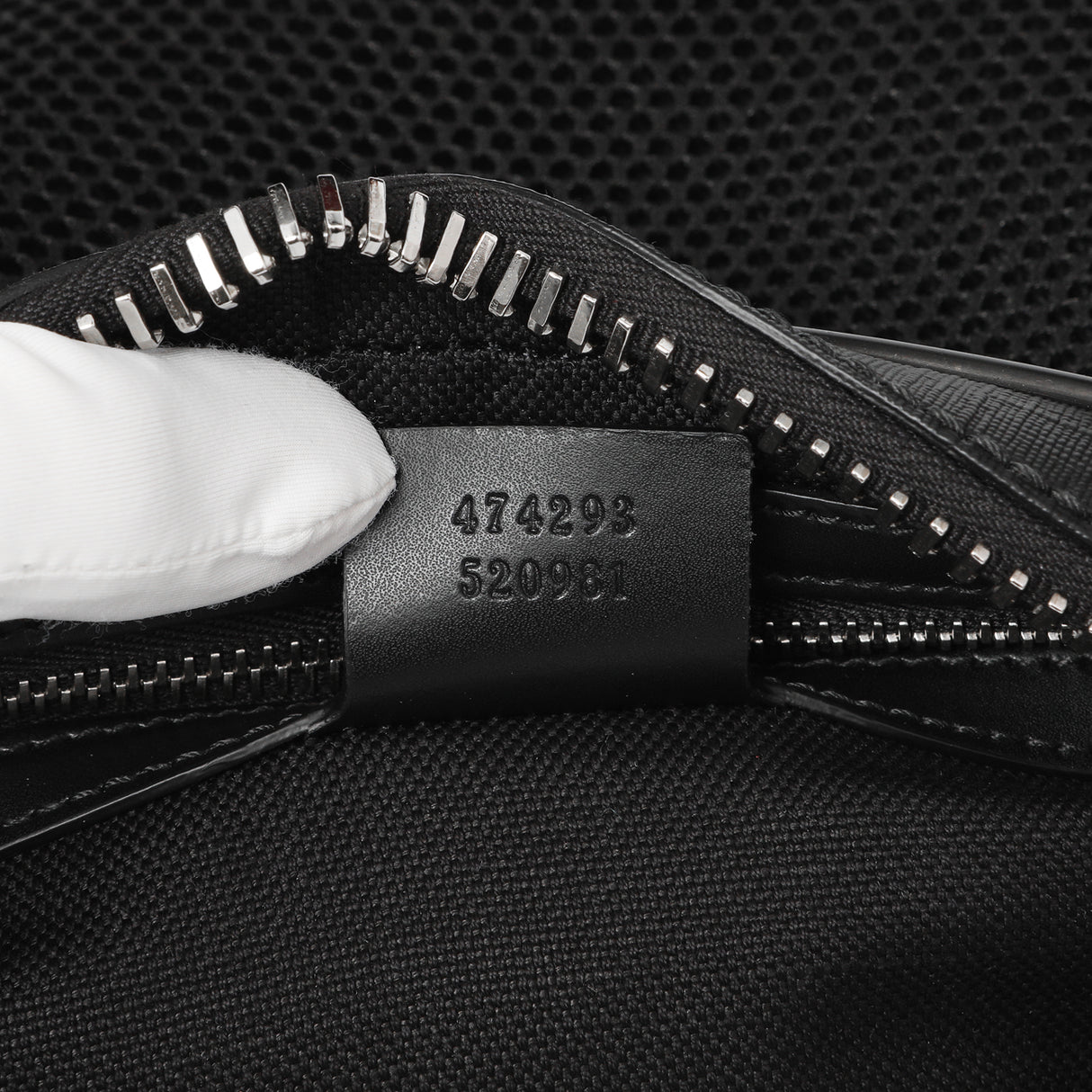 Gucci Black Soft GG Supreme Monogram Web Belt Bag Handbags Gucci