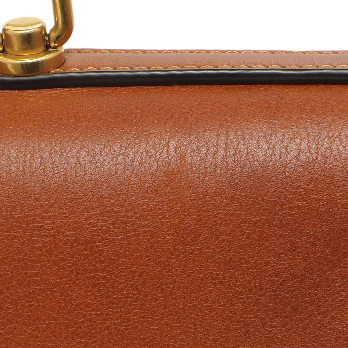 Chloe Brown Calfskin Small Nile Bracelet Minaudiere Bag Handbags Chloe