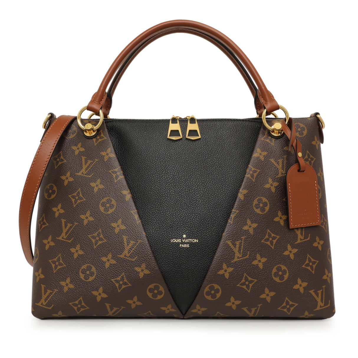 Louis Vuitton Black Monogram V Tote MM Handbags Louis Vuitton