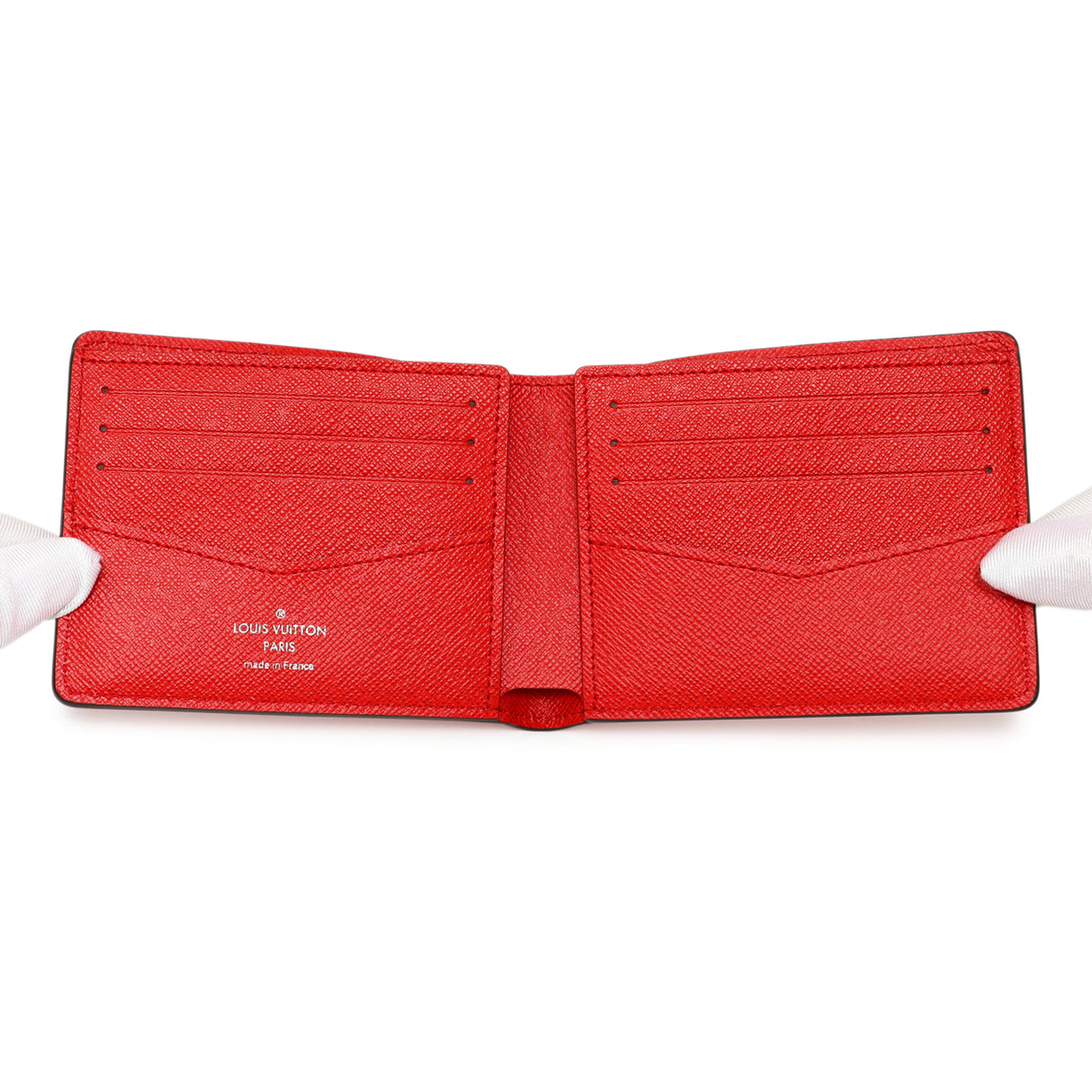 Louis Vuitton X SUPREME Red Epi Slender Wallet Accessories Louis Vuitton