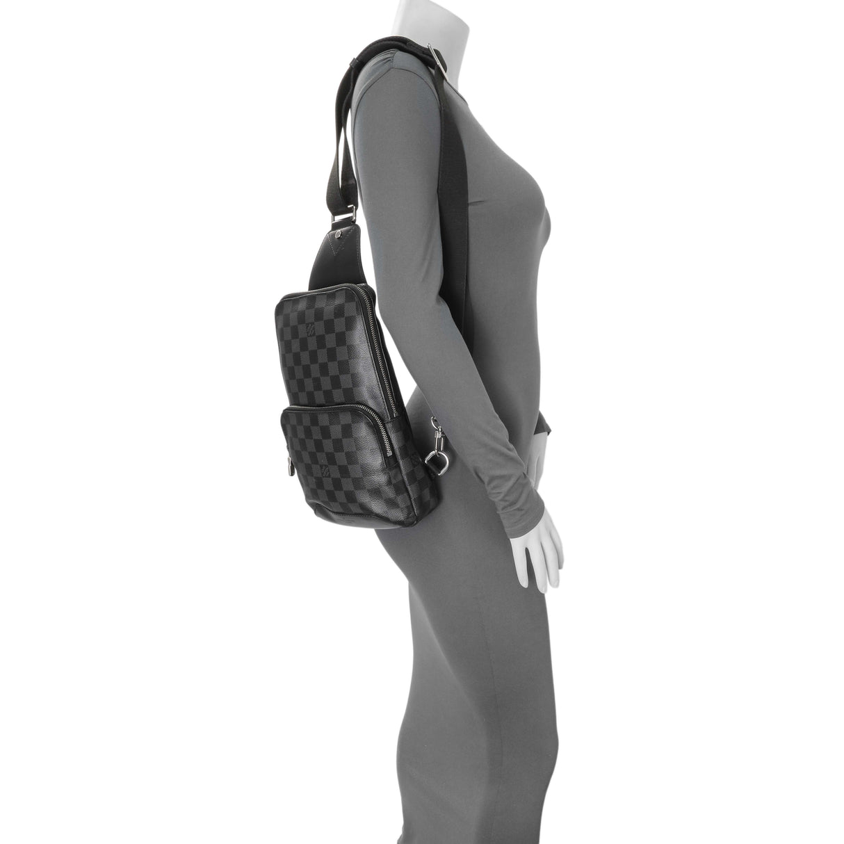 Louis Vuitton Damier Graphite Avenue Sling Handbags Louis Vuitton
