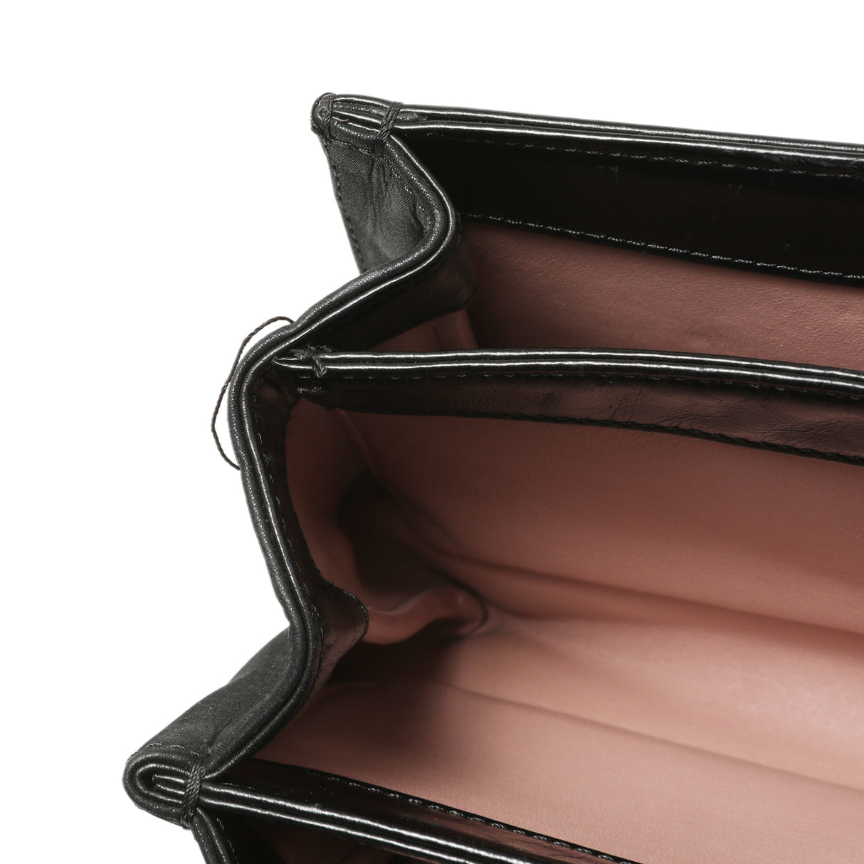 Chanel Black Calfskin Quilted Small Straight Lined Flap Handbags Chanel