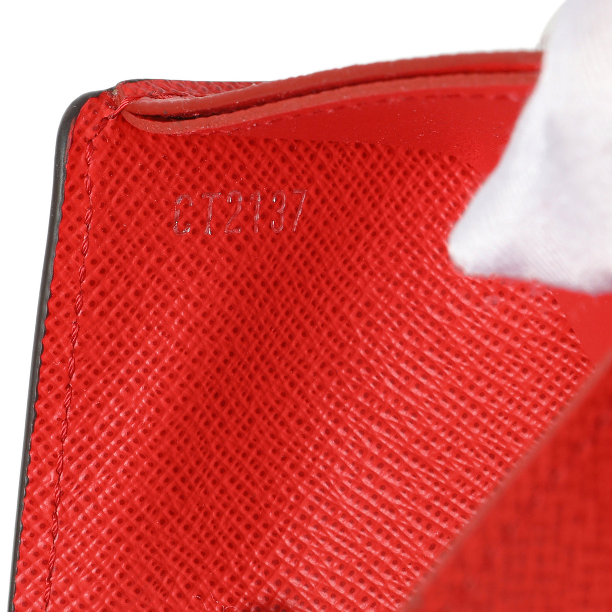 Louis Vuitton X SUPREME Red Epi Slender Wallet Accessories Louis Vuitton