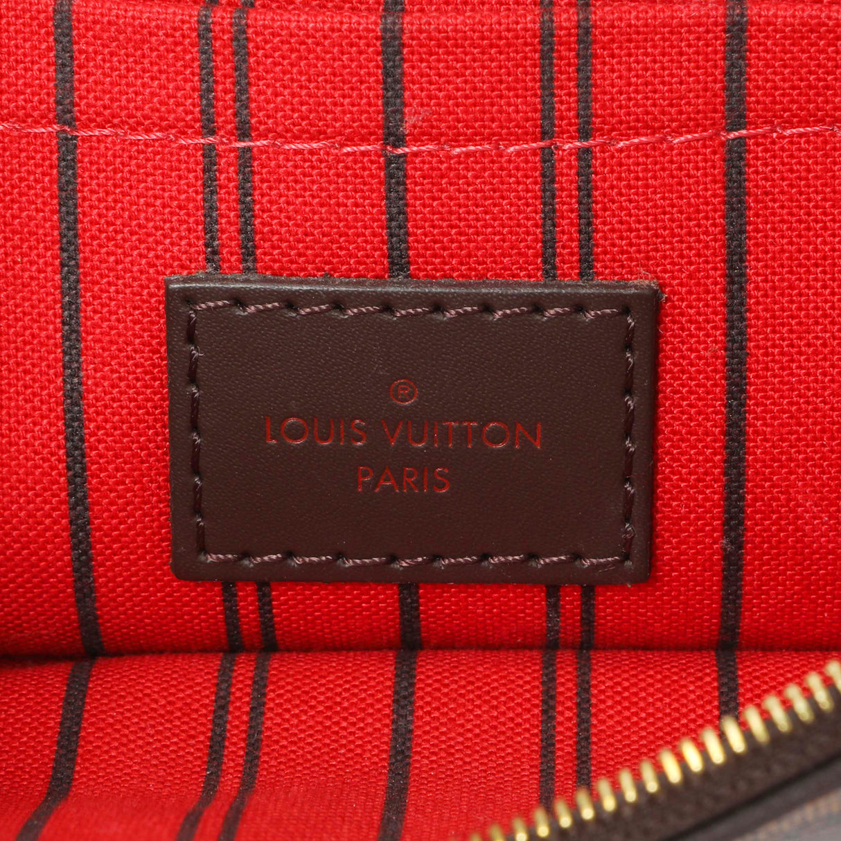 Louis Vuitton Damier Ebene Neverfull Pochette MM GM Handbags Louis Vuitton
