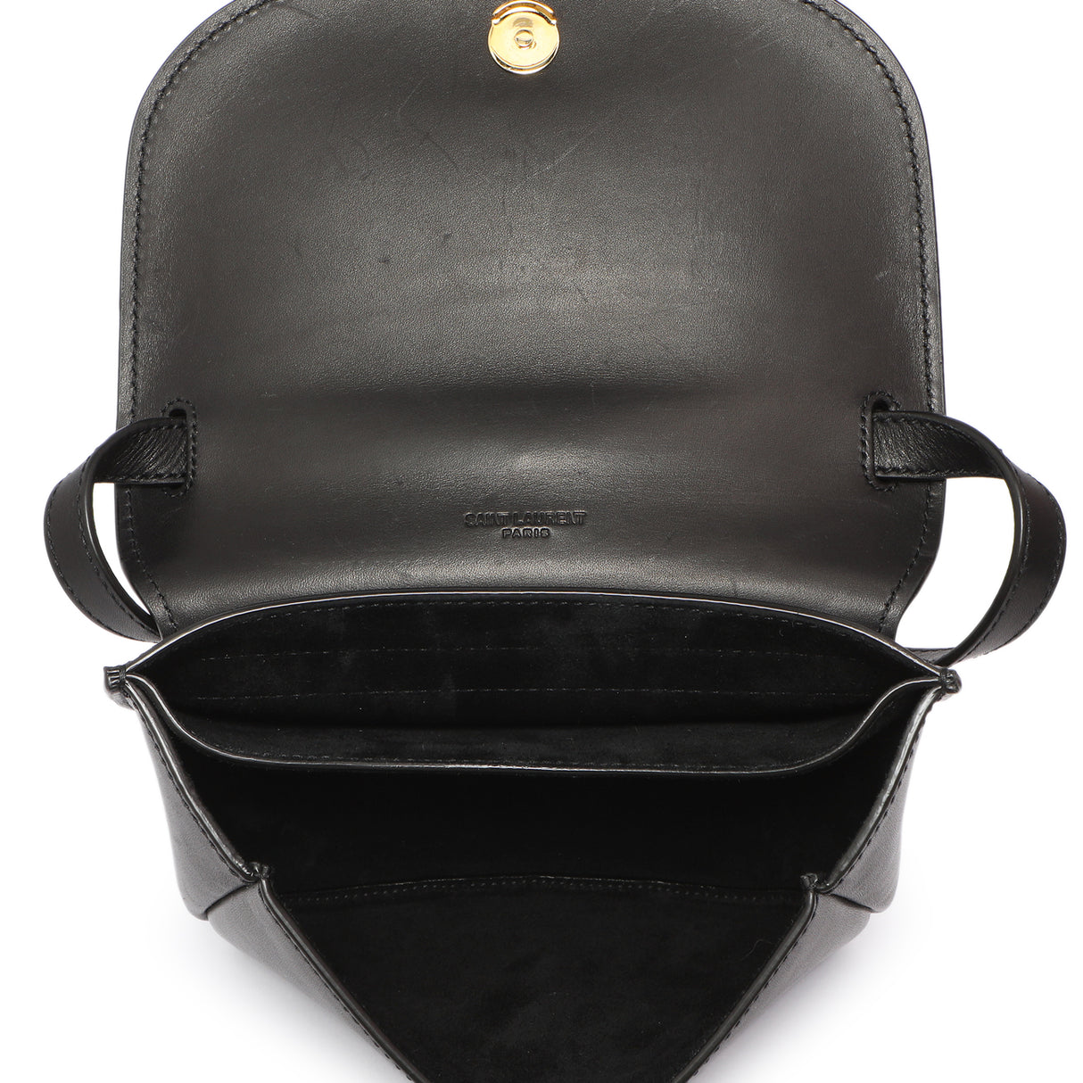 Saint Laurent Black Calfskin Small Kaia Satchel Handbags Saint Laurent