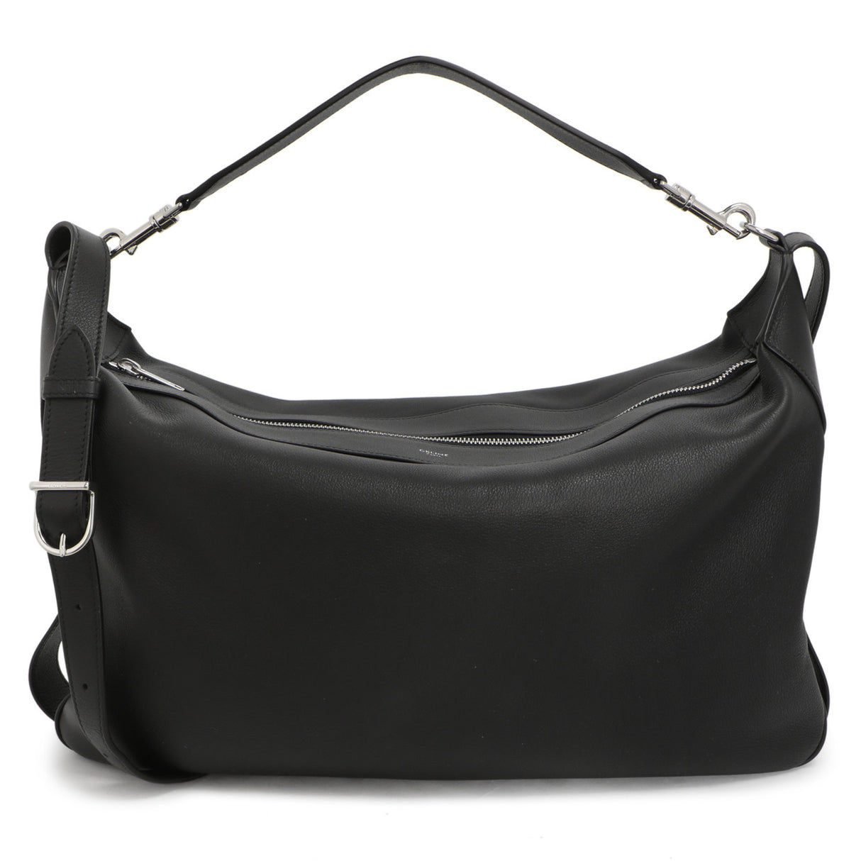 Celine Black Calfskin Large Strap Romy Handbags Celine