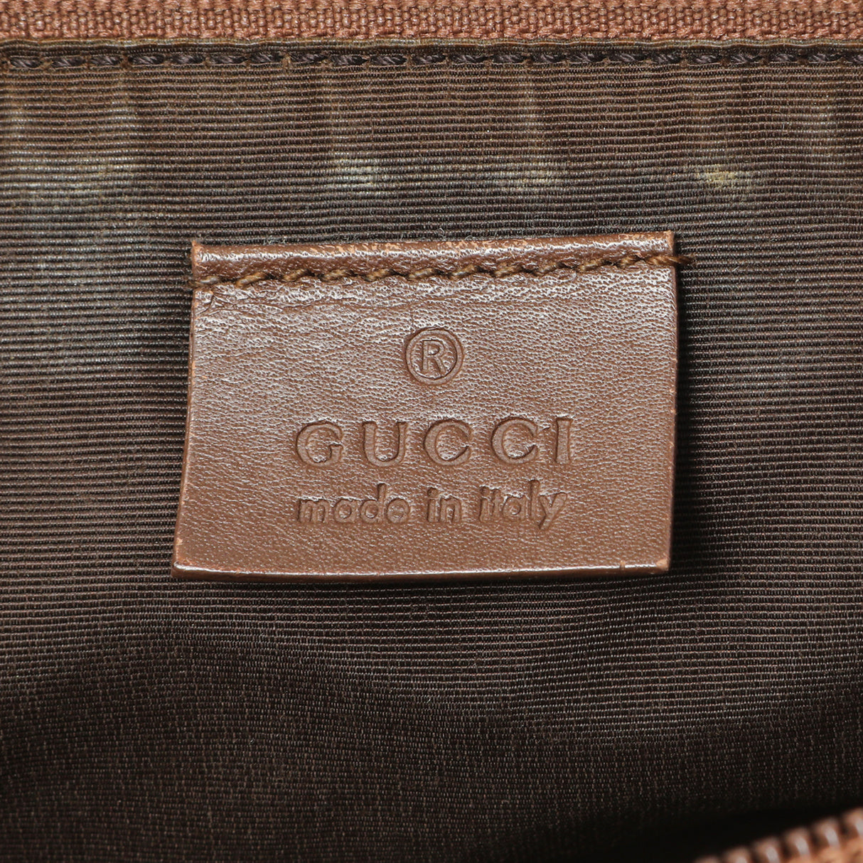 Gucci Monogram Canvas Boat Pochette Handbags Gucci