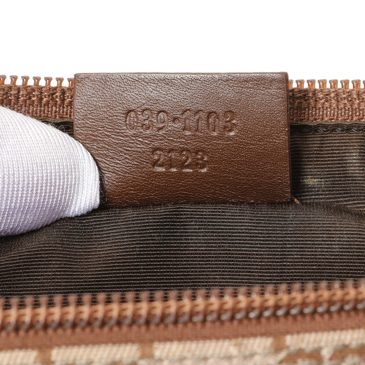 Gucci Monogram Canvas Boat Pochette Handbags Gucci