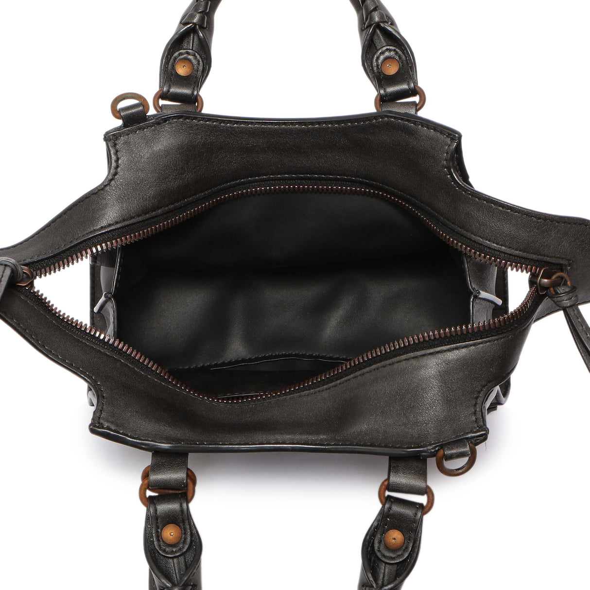 Balenciaga Black Used Calfskin Mini Neo City Handbags Balenciaga