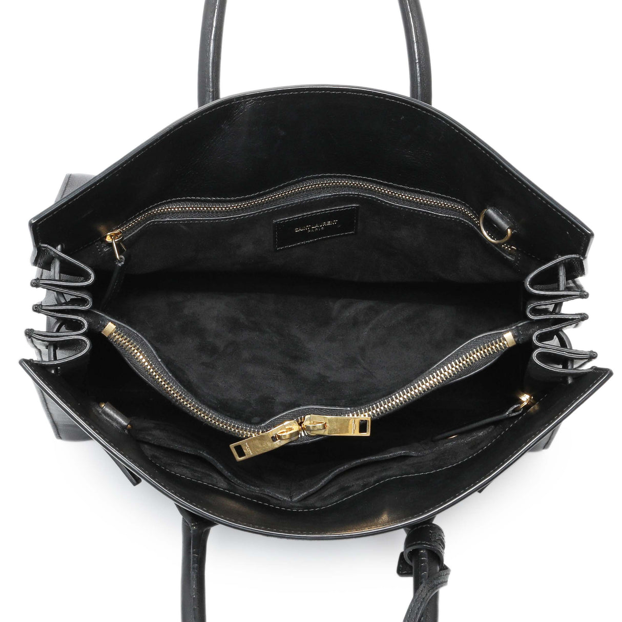 Saint Laurent Black Calfskin Small Sac De Jour Handbags Saint Laurent