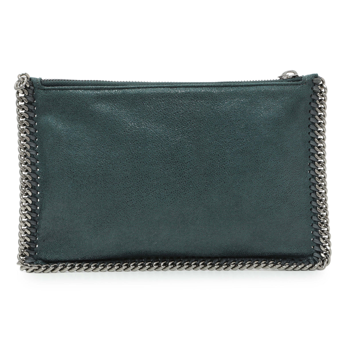 Stella McCartney Falabella Shaggy Deer Zipped Clutch Bag Handbags Stella McCartney