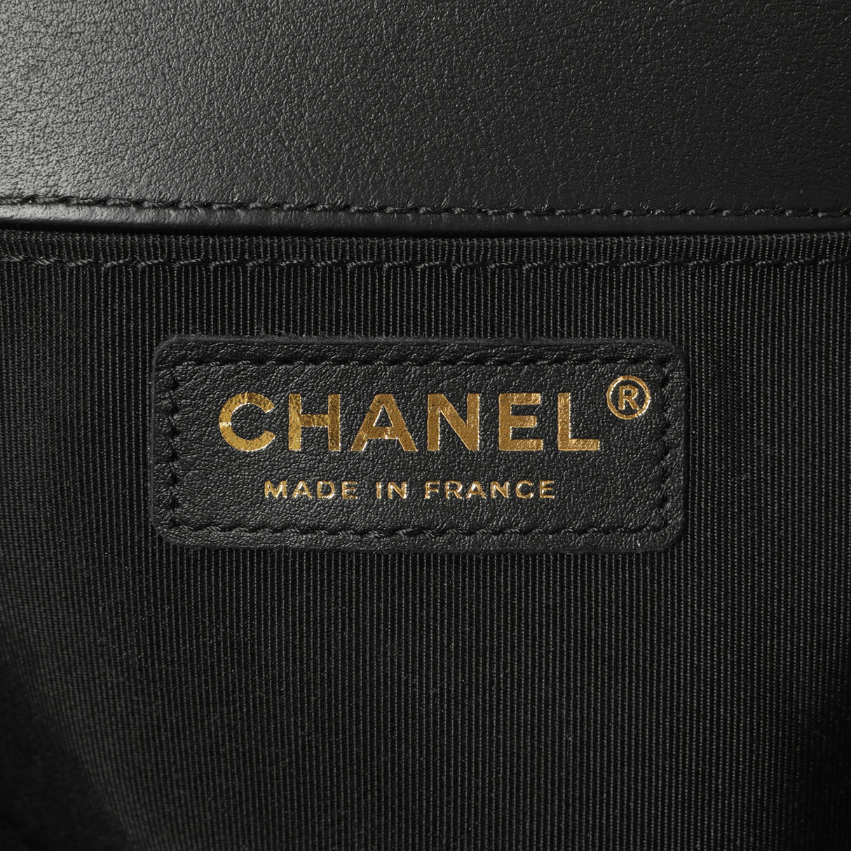 Chanel Black Calfskin Chevron Quilted Medium Boy Bag Handbags Chanel